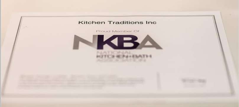 National Kitchen and Bath Association accreditation certificate for our Kitchen Remodeling Showroom in Danbury, CT.