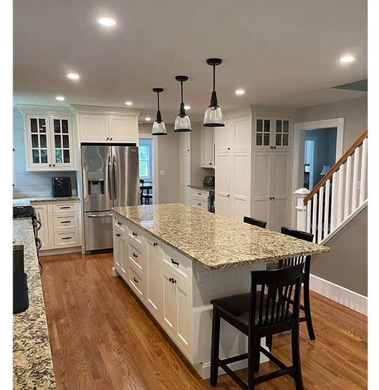 A beautiful kitchen countertop in Connecticut.