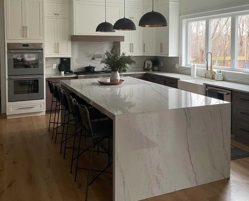 A modern designed kitchen in Middlebury CT