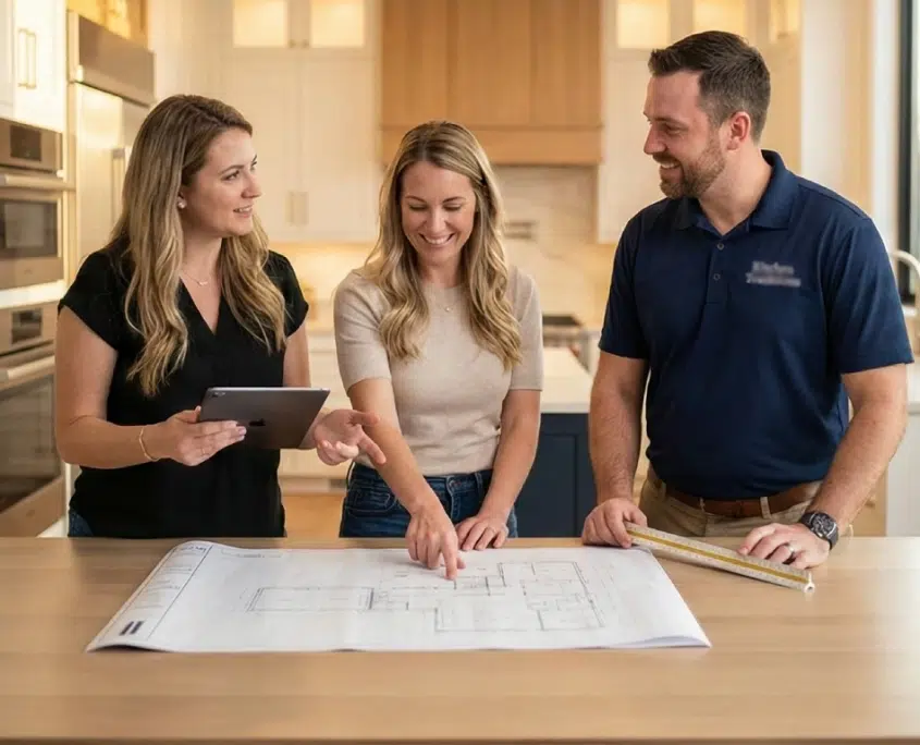 design-build-process Kitchen Traditions renovation contractor walks Connecticut homeowners through the design-build process and explains how to prevent budget overruns while remodeling a kitchen.